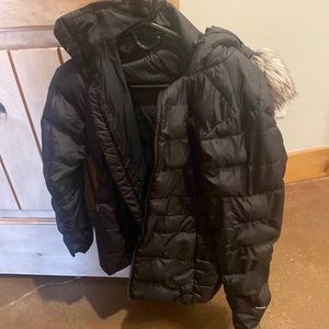 North face heavy coat